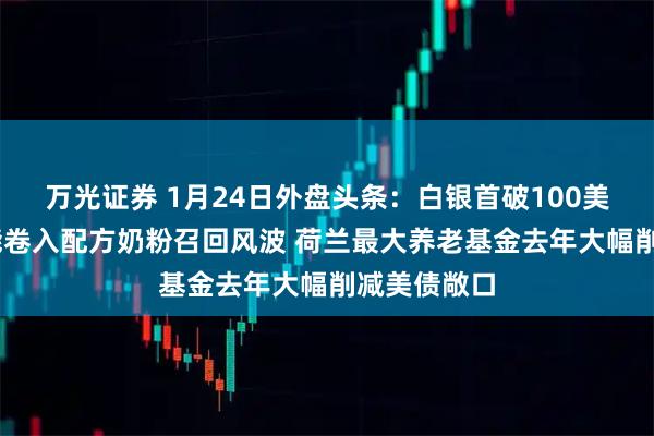万光证券 1月24日外盘头条：白银首破100美元 雀巢达能卷入配方奶粉召回风波 荷兰最大养老基金去年大幅削减美债敞口